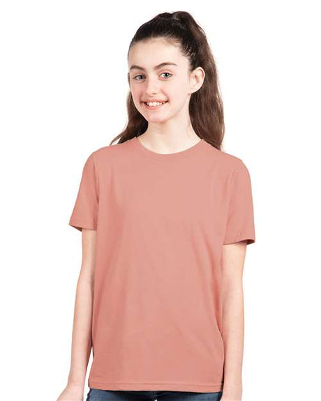 Next Level® Youth Cotton Crewneck Short Sleeve T-Shirt