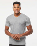 Tultex® Unisex Poly Rich Short Sleeve V-Neck T-Shirt