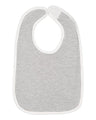 RADYAN® Infant Contrast Trim Premium Jersey Bib - 1004