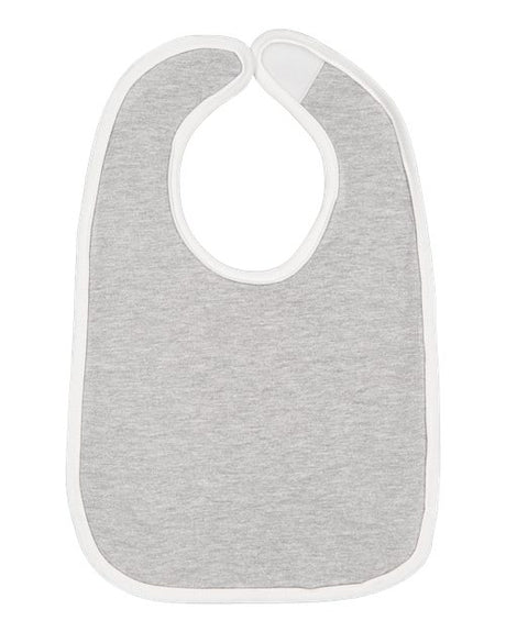 Rabbit Skins® Infant Contrast Trim Premium Jersey Bib - 1004