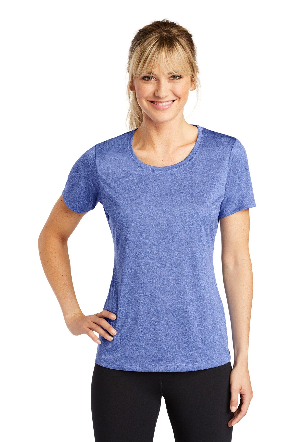 Sport-Tek® Women's Heather Contender Scoop Neck Tee