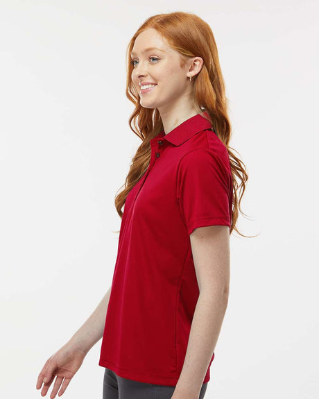 Front view of Paragon Womens Sebring Performance Short Sleeve Polo Shirt for outdoor and active wear