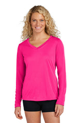 Sport-Tek® Women's Long Sleeve PosiCharge Competitor V-Neck Tee