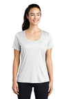 Sport-Tek®- Ladies Scoop Neck Short Sleeve Tee