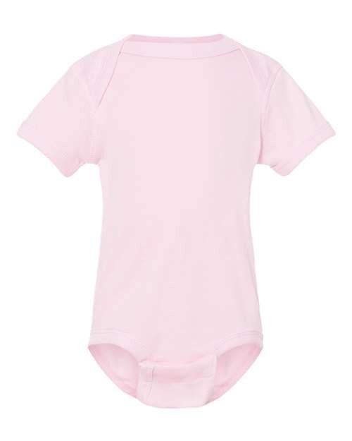 RADYAN® Infant Short Sleeve Baby Rib Bodysuit