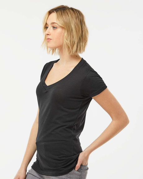 Tultex® Women's Poly-Rich V-Neck Short Sleeve T-Shirt