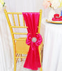 Satin Chair Sashes Fuchsia 8x108