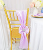 Satin Chair Sashes Lavender 8x108