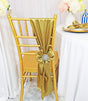 Satin Chair Sashes 8x108 Antique Gold
