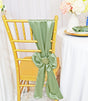 Satin Chair Sashes 8x108 Sage Green
