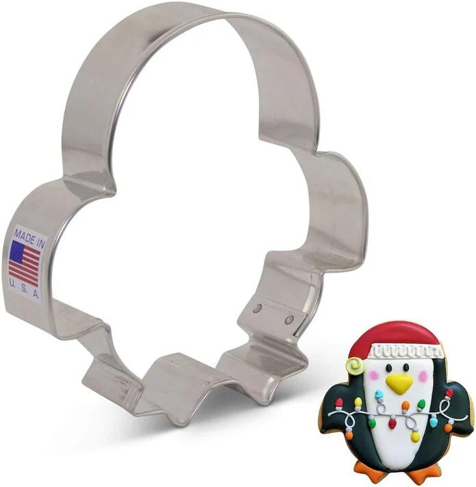 Ann Clark Cute Penguin Cookie Cutter, 4"