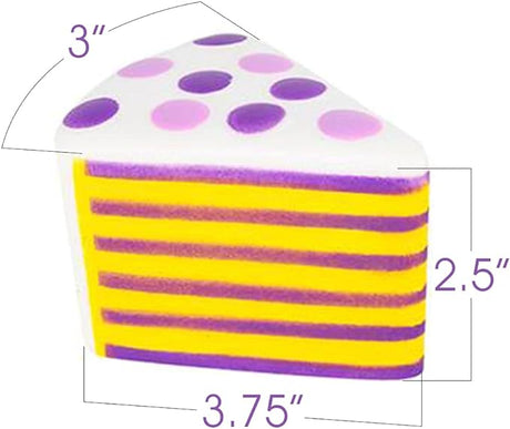 Scented Squishy Cake Slice Approximately 5 inches