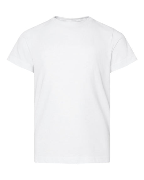 Youth Fine Jersey Crewneck Short Sleeve Tee