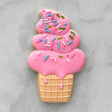 Ann Clark Soft Serve Ice Cream Cookie Cutter 4' x 2 1/2'