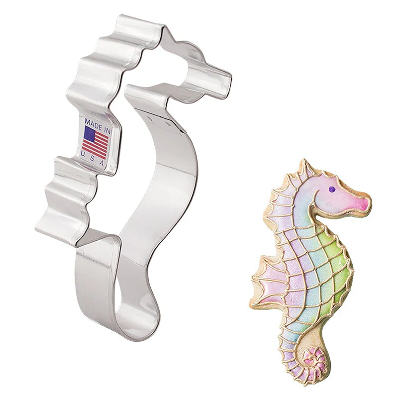 Ann Clark Tropical Seahorse Cookie Cutter 4 3/4"