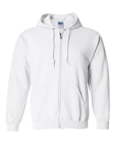 Sudadera con capucha y cremallera completa Gildan Heavy Blend - Forro polar cálido de manga larga