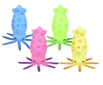 Squish & Stretch Squids 6 1/4 inches