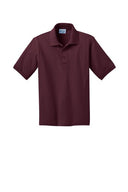 12 Pack : Port & Company® Youth Core Blend Jersey Knit Polo