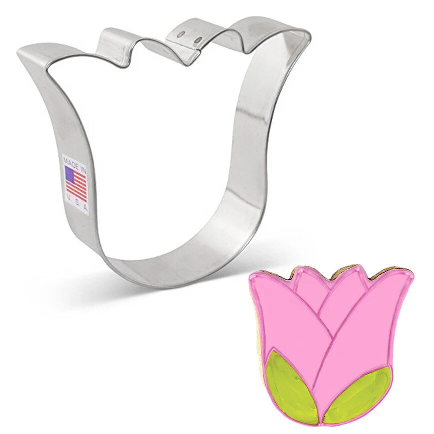 Ann Clark Tulip Flower Ghost Cookie Cutter