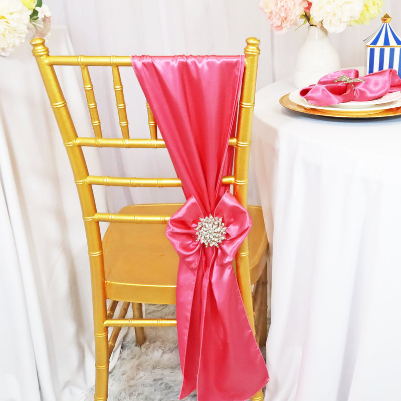 Satin Chair Sash Sample