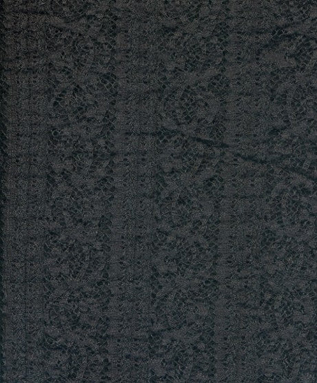 Crochet Floral Lace Black