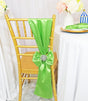 Satin Chair Sashes 8x108 Apple Green