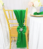 Satin Chair Sashes 8x108 Emerald Green