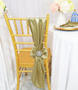 Satin Chair Sashes 8x108 Cappuccino