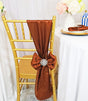Satin Chair Sashes Cognac 8x108