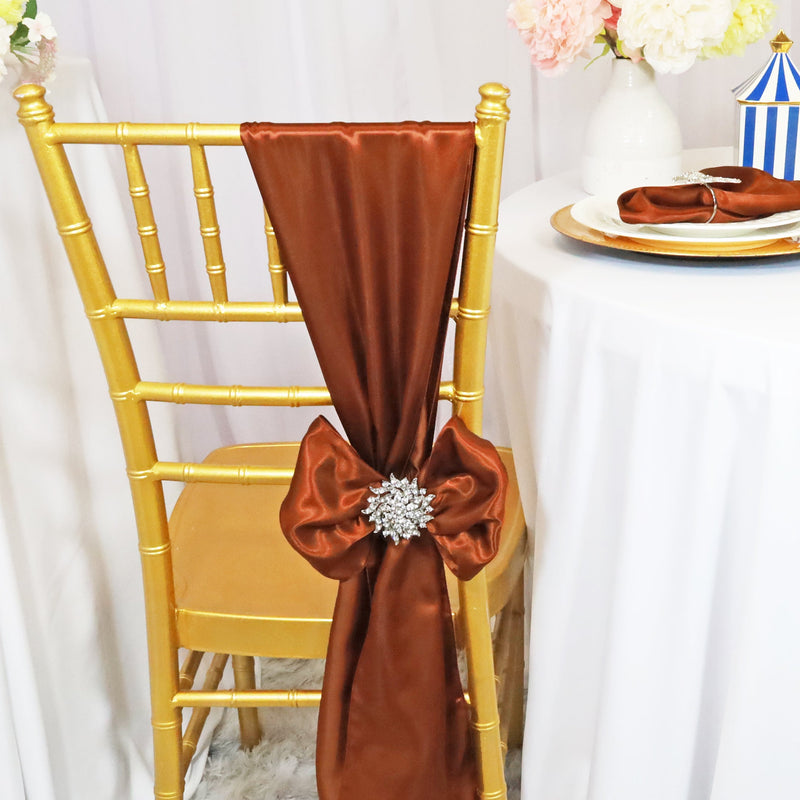 Satin Chair Sash Sample