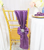 Satin Chair Sash 8x108 Wisteria