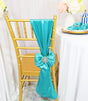 Satin Chair Sashes 8x108 Pool Blue