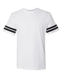 Camiseta de fútbol para hombre de punto fino de cuello redondo y manga corta