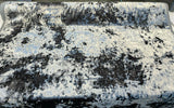 3D Velvet Polyester Fabric - Charcoal Gray Solid, Heavy Duty Upholstery, 1 Yard (By The Yard)