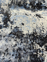 3D Velvet Polyester Fabric - Charcoal Gray Solid, Heavy Duty Upholstery, 1 Yard (By The Yard)