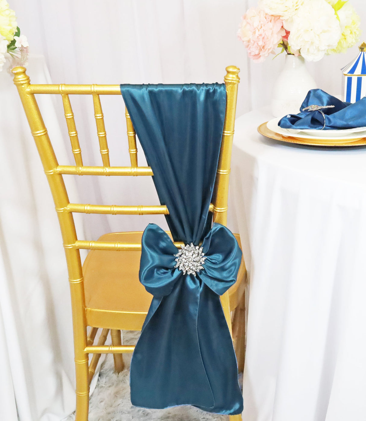 Satin Chair Sashes 8x108 Serene