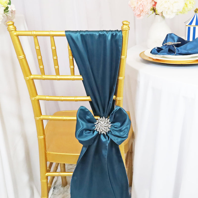 Satin Chair Sash Sample 8x108 Serene