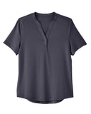 Polo North End® JAQ para mujer con cierre de botones y stretch de rendimiento