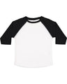 RADYAN® Toddler Baseball Fine Jersey Three-Quarter Sleeve T-Shirt