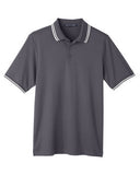Devon & Jones® CrownLux Performance Men's Plaited Tipped Polo