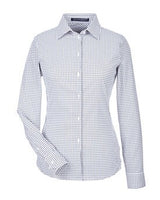 Devon & Jones® CrownLux Performance Ladies Micro Windowpane Woven Shirt