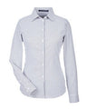 Devon & Jones® CrownLux Performance Ladies Micro Windowpane Woven Shirt
