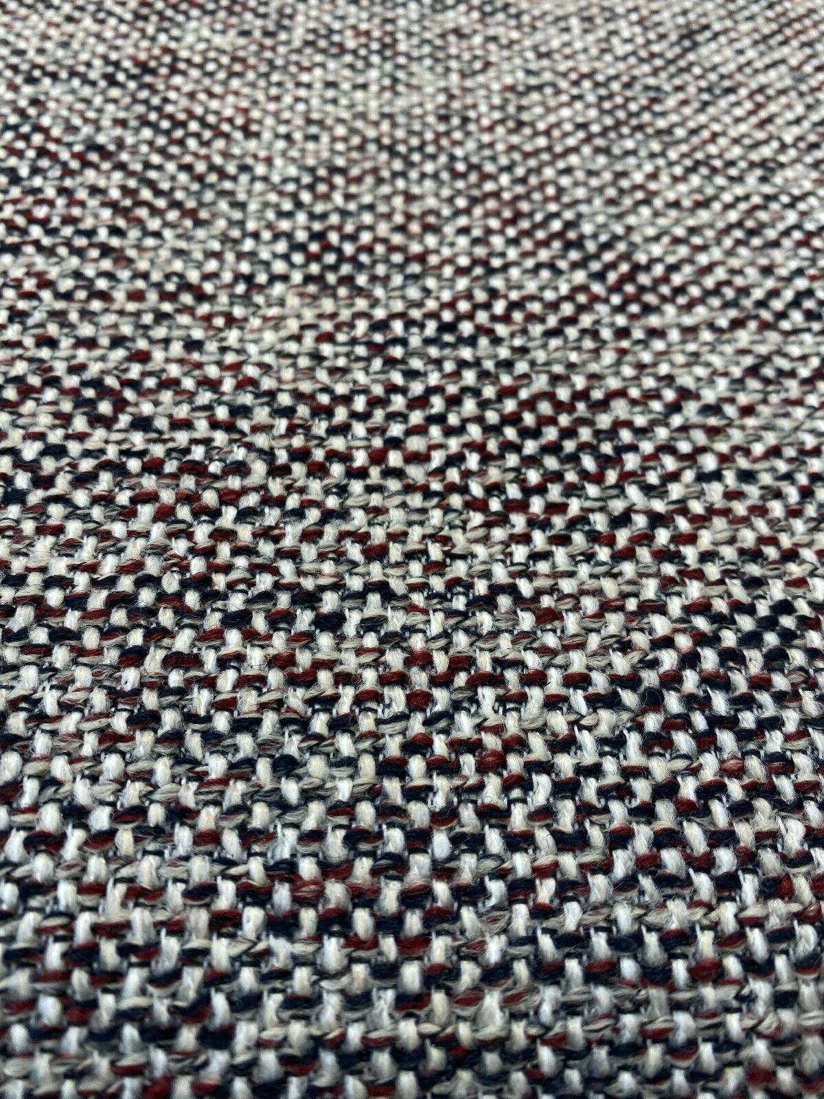 Swavelle Chenille Ridge Merlot Latex Backed Chenille Fabric - Merlot Basket Weave, 55" Width (1 Yard)