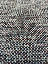 Swavelle Chenille Ridge Merlot Latex Backed Chenille Fabric - Merlot Basket Weave, 55" Width (1 Yard)