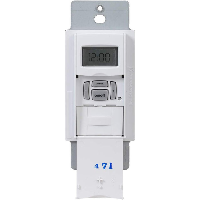 Intermatic EI400WC Programmable Electronic Countdown In-Wall Timer, White