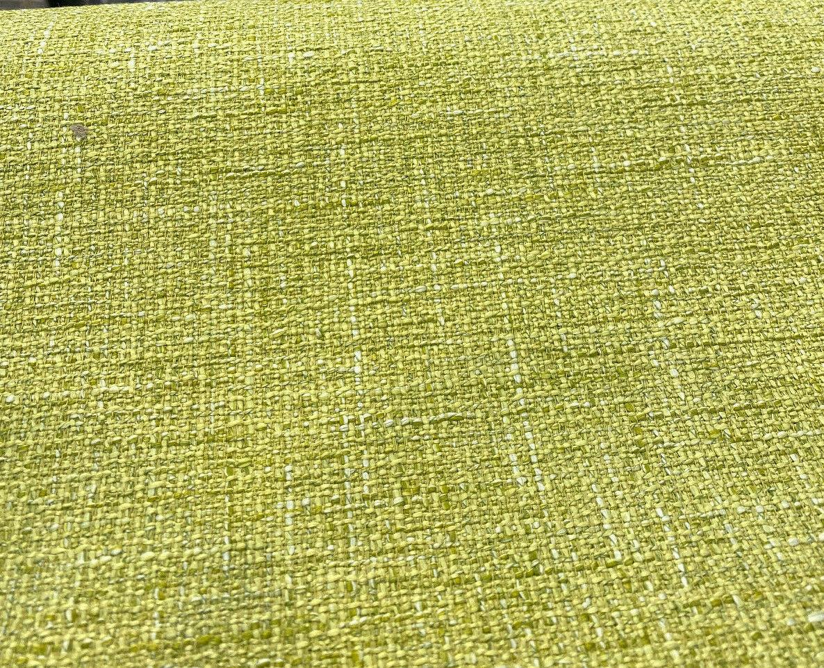 Mill Creek Chenille Upholstery Fabric - Green Tropical Channel Island, 55" Width (1 Yard)