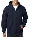 Bayside® Adult USA Made Full-Zip Heavyweight Hooded Sweatshirt