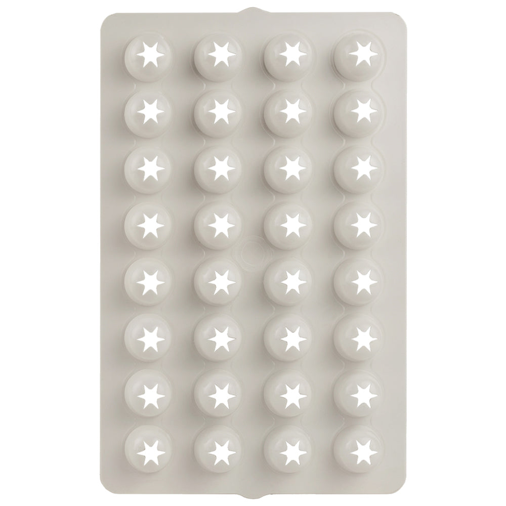 Greyas EasyPaint Star Chocolate Stencil by Luis Amado, 32 Cavities