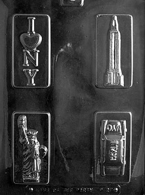 New York City Theme Chocolate Mold - LPP027
