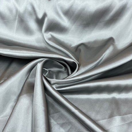 1 Yard 60” Stretch Charmeuse Satin Fabric – 195 GSM, Silky 2 Way Stretch for Bridal, Evening Dresses &amp; Event Décor (97% Polyester, 3% Spandex)
